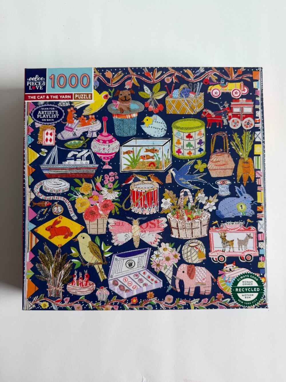 eeBoo puzzle - The cat and the yarn